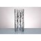 CC Home Furnishings 14" Clear Printed Branches Design Cylindrical Glass Vase